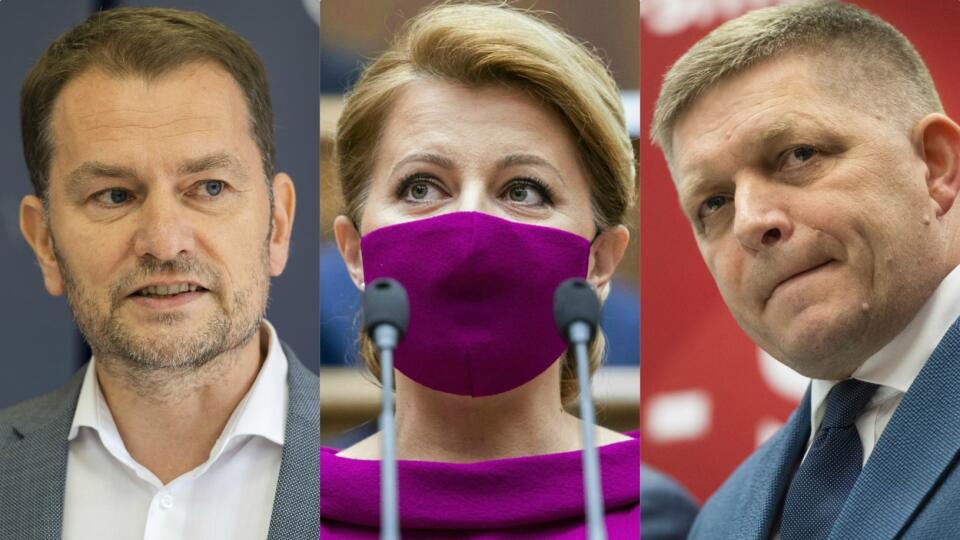 Robert Fico, Igor Matovič, Zuzana Čaputová