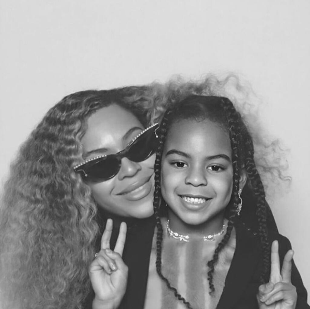 Beyoncé s prvorodenou dcérou Blue Ivy.