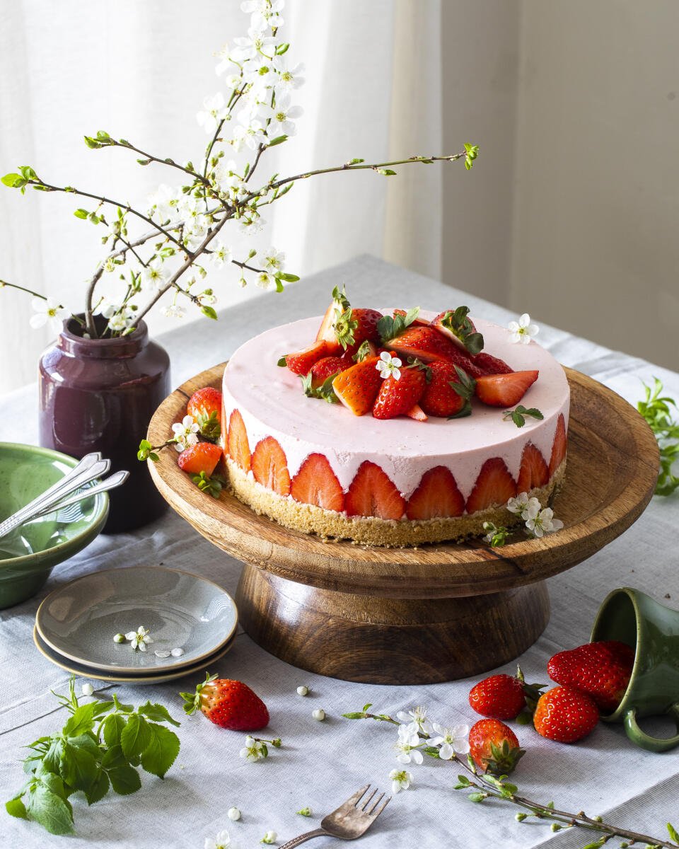Jahodová torta.