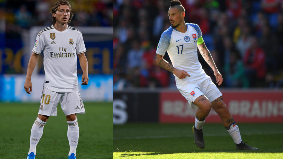 Luka Modrič a Marek Hamšík sú najlepšie platenými hráčmi svojich reprezentácií.