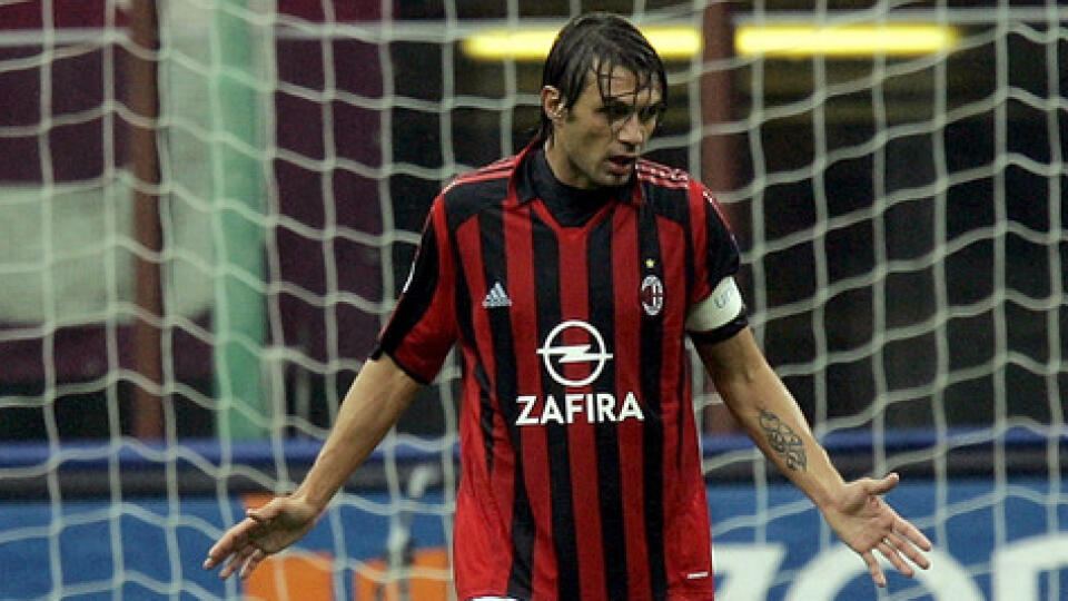 Paolo Maldini zmeškal stretnutie klubov Serie A.