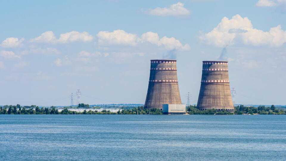 Záporožská jadrová elektráreň.