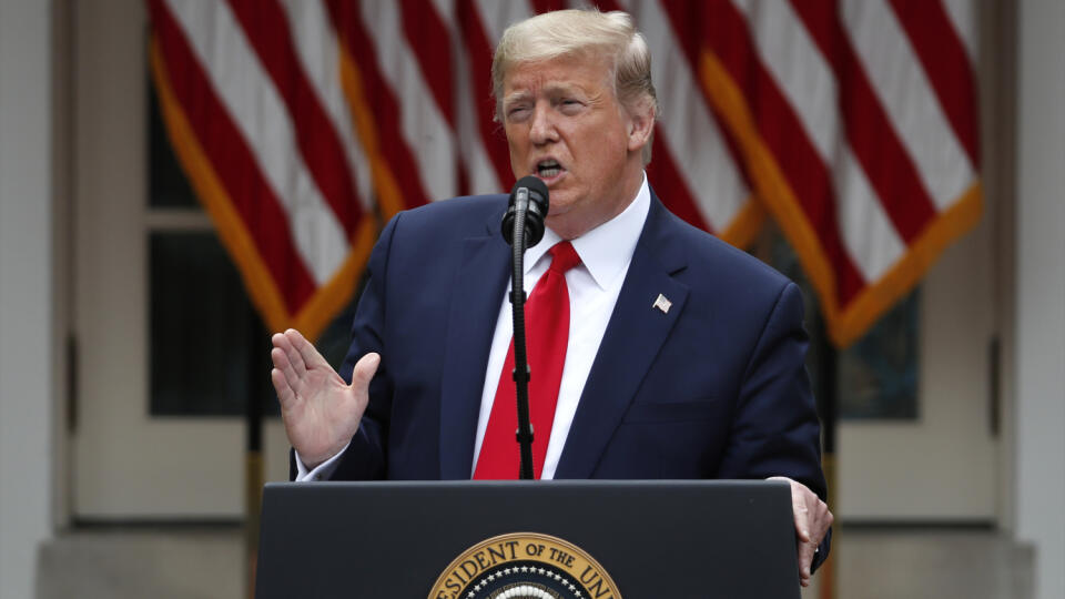KK8 Washington - Americký prezident Donald Trump hovorí v Bielom dome vo Washingtone 29. mája 2020. Americký prezident Donald Trump v piatok vyhlásil, že pristupuje k