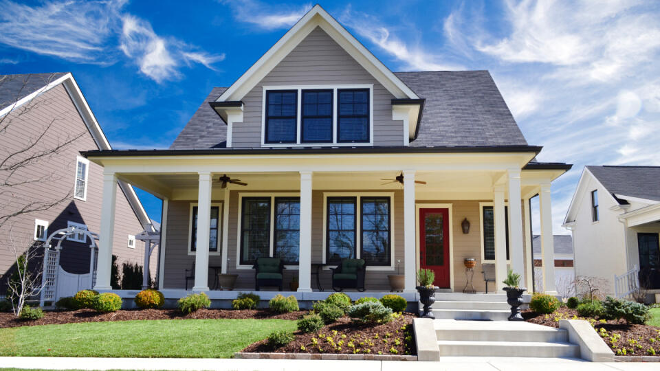 Brand,New,Custom,Dream,Home,With,Huge,Front,Porch,And