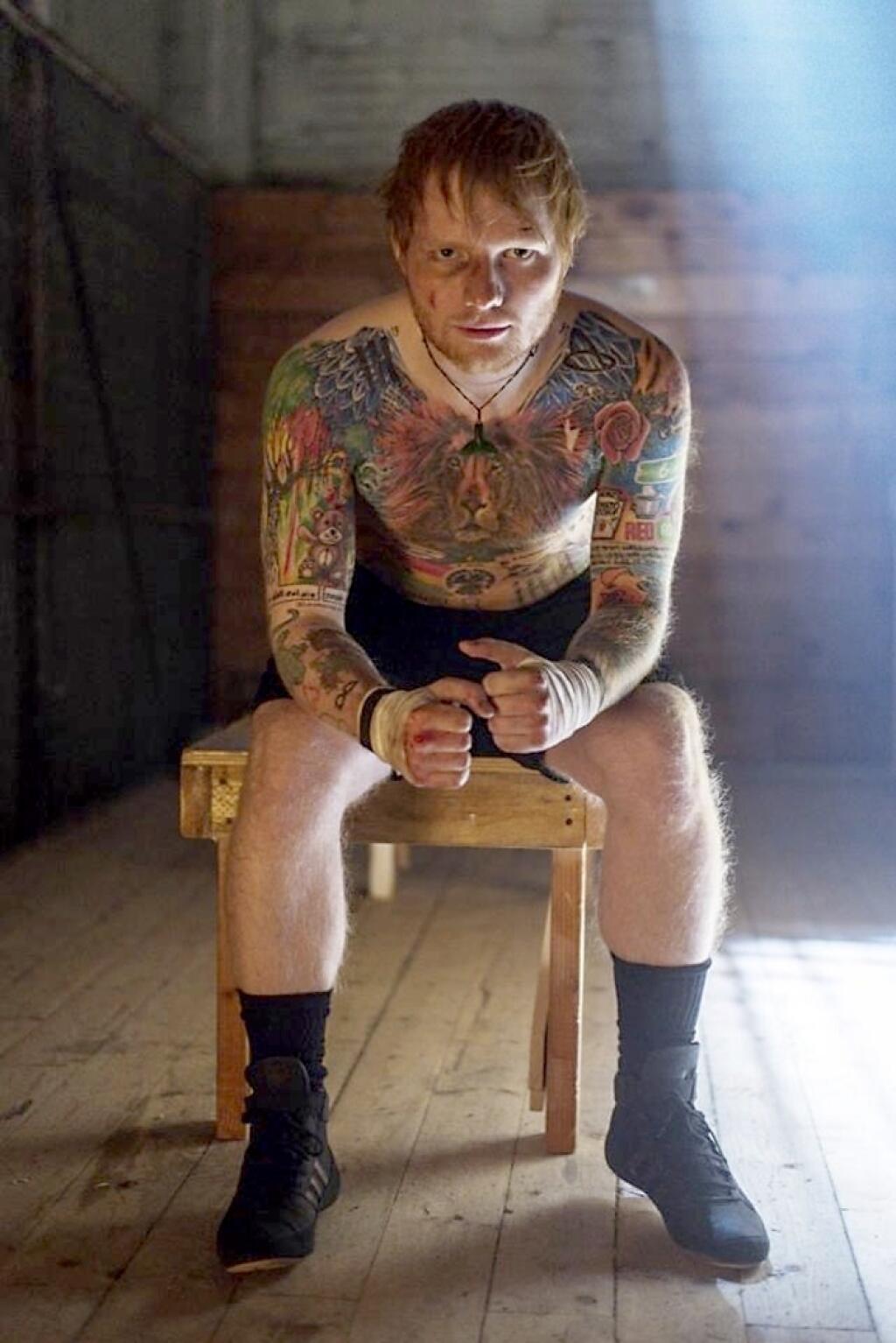 Ed Sheeran má na svojom tele veľa tetovaní