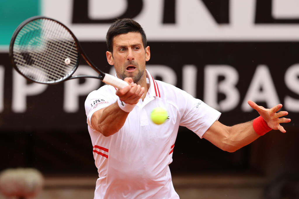 Novak Djokovič na turnaji v Ríme.