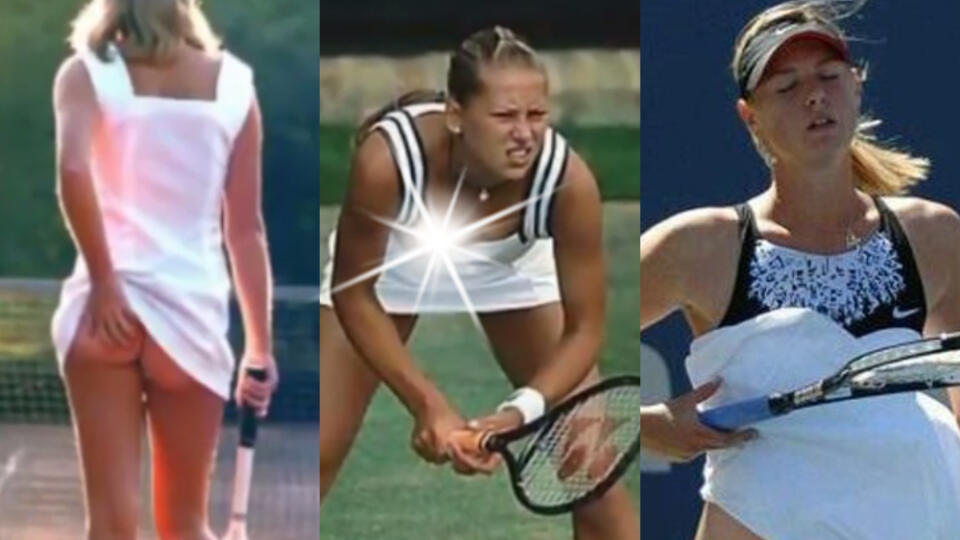 Tenis, to nie sú len lahodné výmeny, esá a smeče. Najmä u žien prichádza počas zápasov k zaujímavým situáciám, keď odhalia to, čo nemal nikto vidieť!