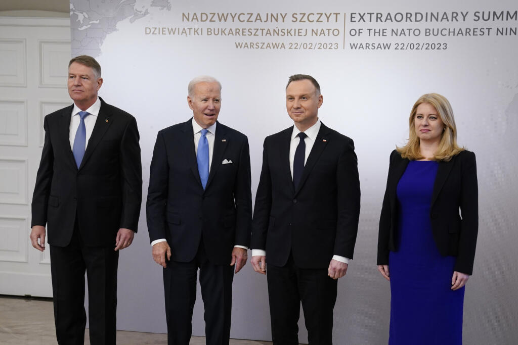 Stretnutie lídrov B9 a Bidenom 