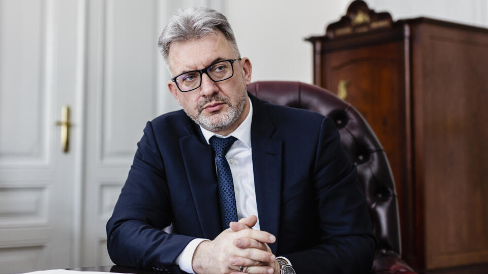 Na snímke Mgr. Bc. Peter Dávid, MBA, predseda predstavenstva a generálny riaditeľ Slovenskej záručnej a rozvojovej banky.
