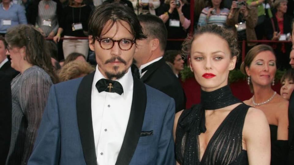 Vanessa Paradis a Johnny Depp.