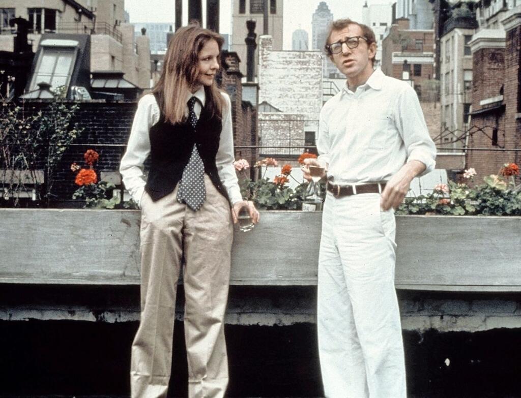 Herečka Diane Keaton v kultovom filme Annie Hall.