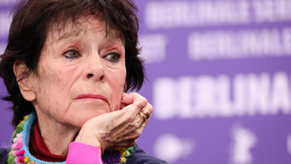 Herečka Geraldine Chaplin na fotke z februára 2023