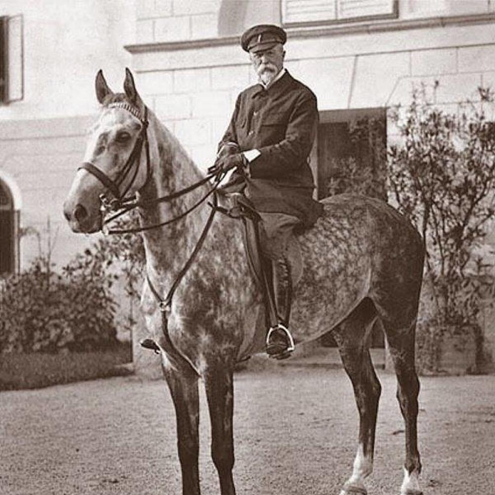 Prezident T. G. Masaryk mal v zámku letné sídlo.