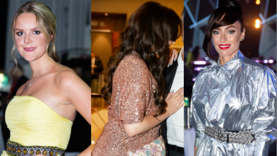 Dresses that were way out of the crowd.