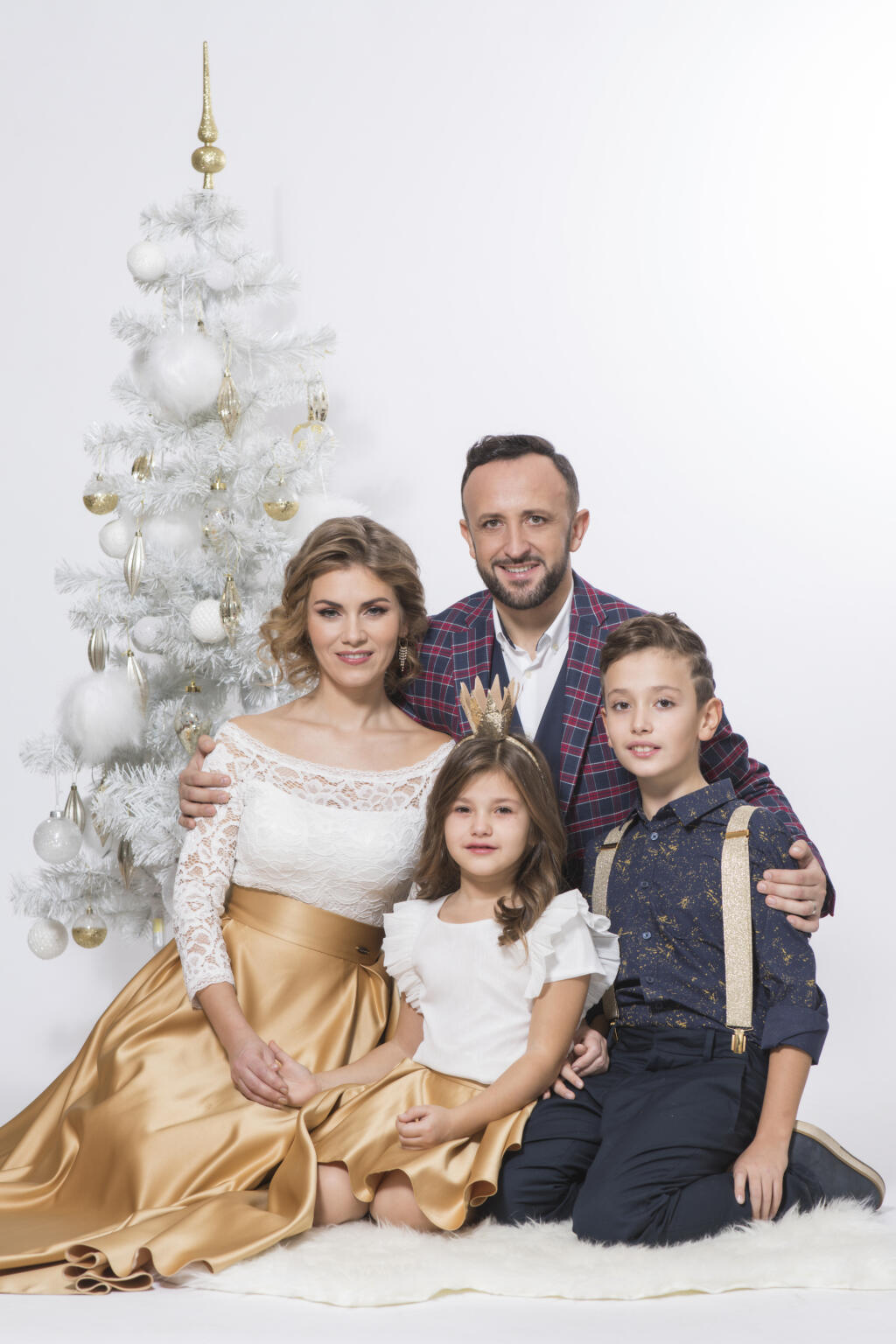 Kandráč s rodinkou počas Vianoc 2019.
