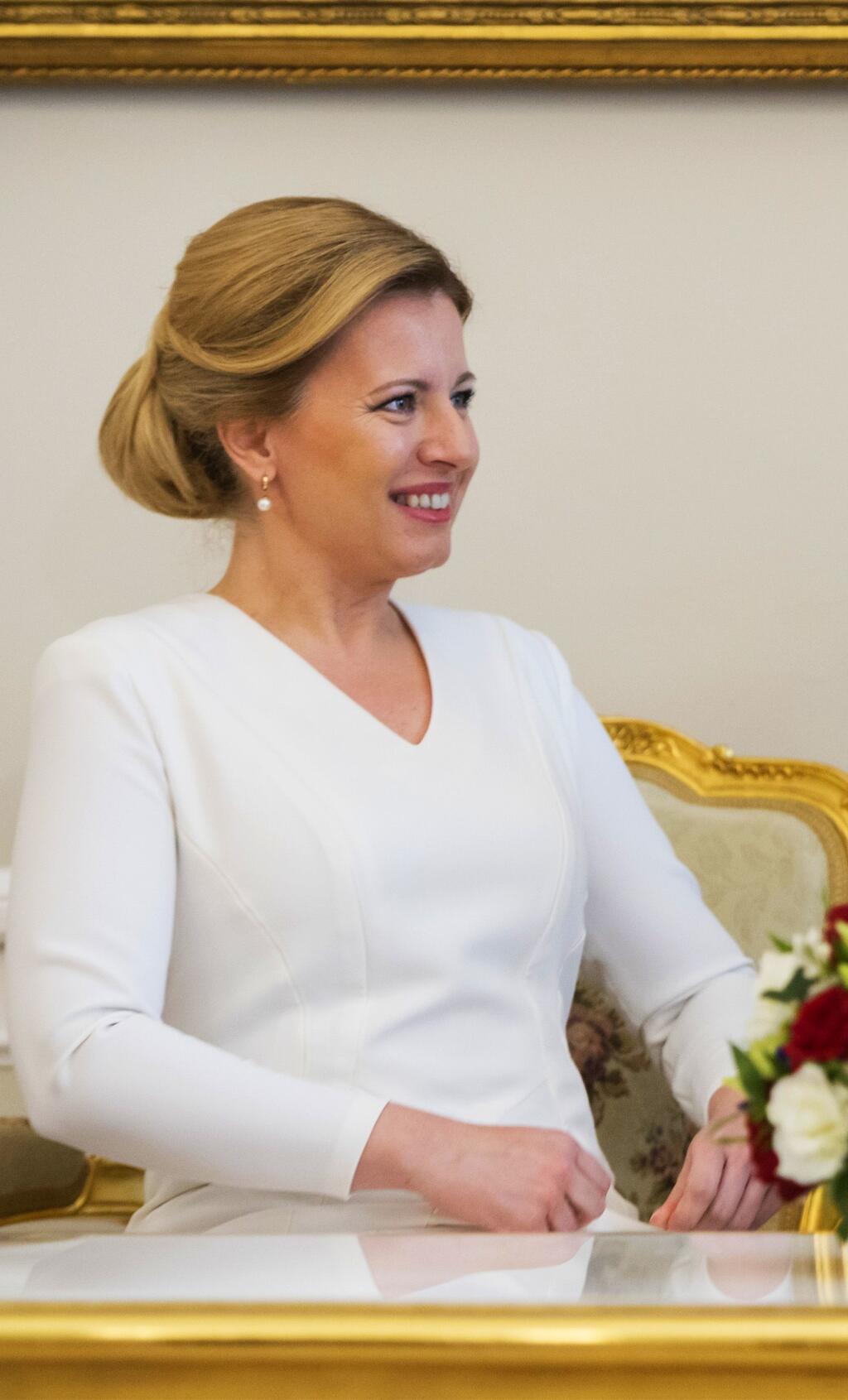 Slovenská prezidentka Zuzana Čaputová a poľský prezident Andrzej Duda počas stretnutia v Prezidentskom paláci 15. júla 2019 vo Varšave. FOTO TASR - Martin Baumann