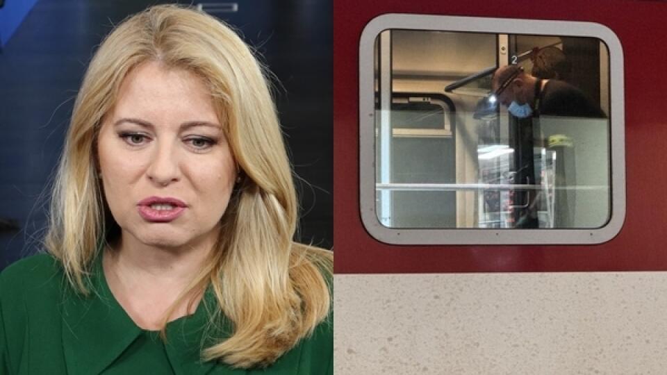 Útok na študentku vo vlaku je podľa Čaputovej smutný a odsúdeniahodný.