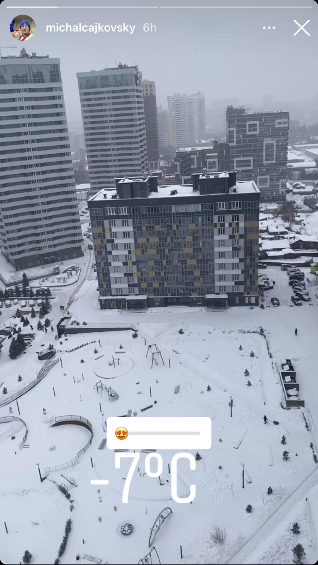 Obranca Michal Čajkovský dohrával sezónu v Sibire Novosibirsk.