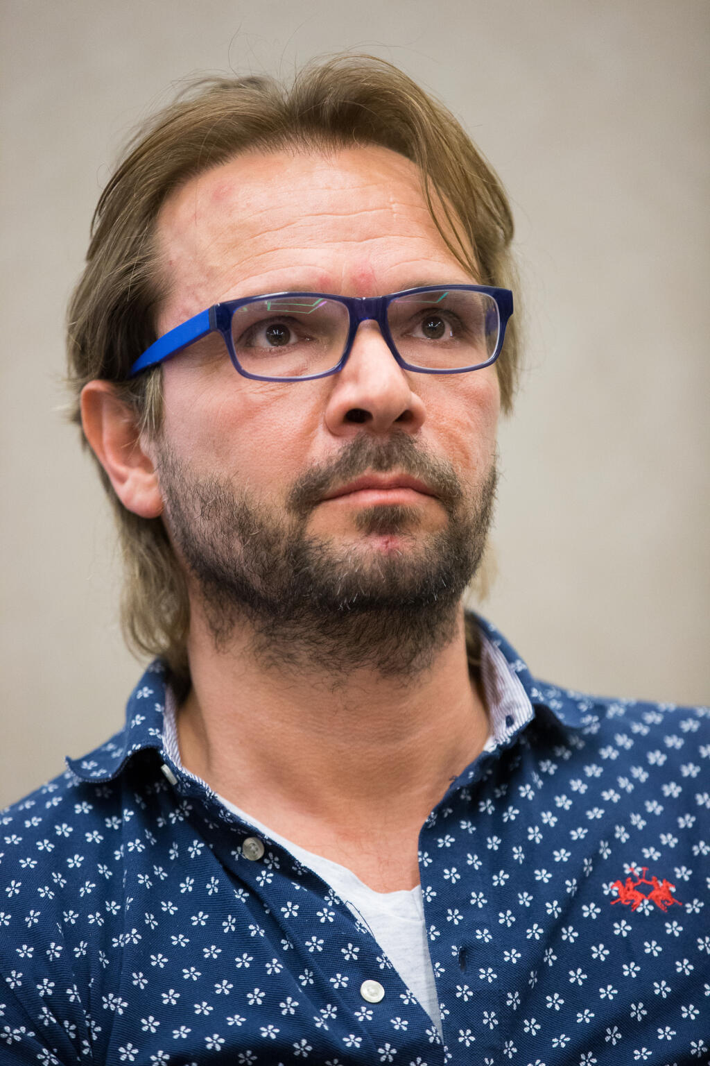 Tlačová konferencia zvolaná k uvedeniu ďaľšieho ročníka tanečného festivalu Chorea v Bratislave. Na snímke Ján Ďurovčík.