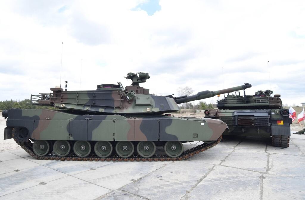 Americký tank Abrams.