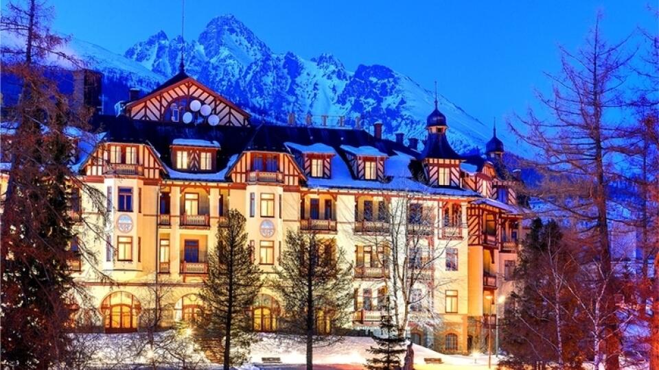 Historický hotel v centre Tatier v Starom Smokovci.