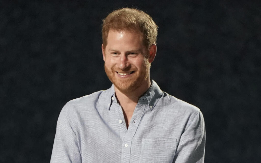 KK1 Inglewood - Na archívnej snímke z 2. mája 2021 britský princ Harry v americkom Inglewoode. Britský princ Harry plánuje na budúci rok 2022 vydať knihu pamätí, v ktorej sa podelí o chyby a poučenia zo svojho života. FOTO TASR/AP
FILE - Prince Harry, Duke of Sussex, speaks at