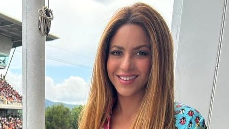 Shakira na pretekoch F1 v Barcelone