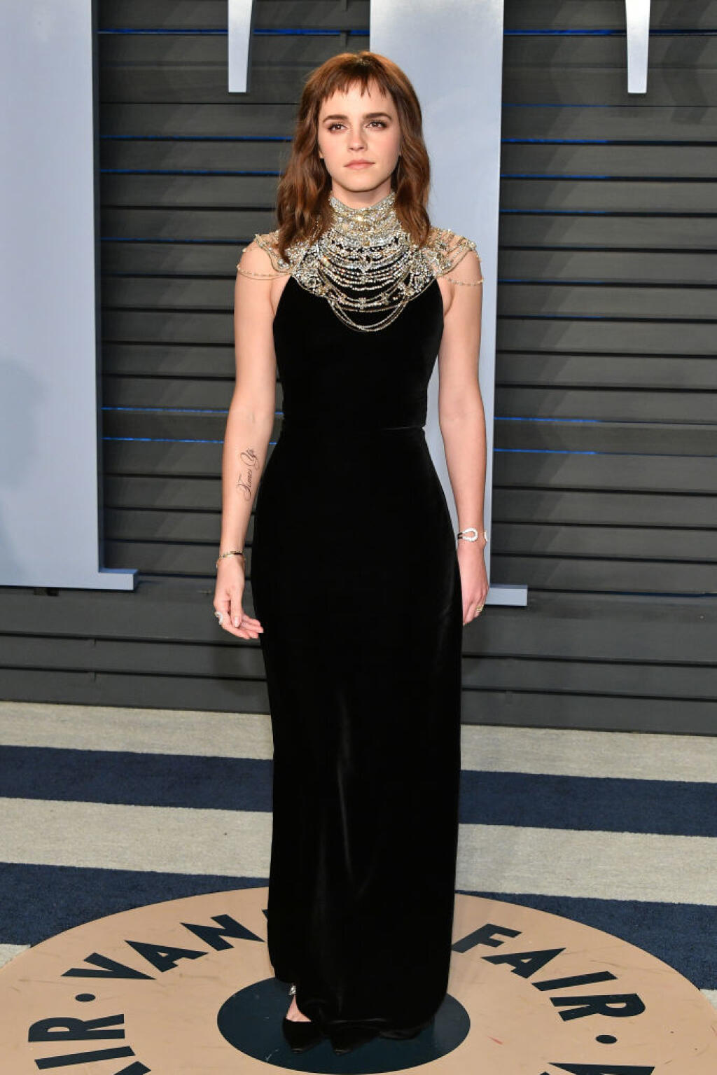 BEVERLY HILLS, CA - MARCH 04: Emma Watson attends the 2018 Vanity Fair Oscar Party hosted by Radhika Jones at Wallis Annenberg Center for the Performing Arts on March 4, 2018 in Beverly Hills, California. (Photo by Dia Dipasupil/Getty Images)