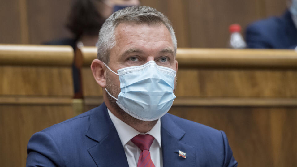 Na snímke podpredseda parlamentu SR Peter Pellegrini (nezaradený) počas 11. schôdze parlamentu SR 2. septembra 2020 v Bratislave. FOTO TASR - Martin Baumann