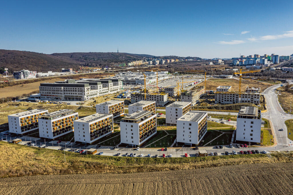 bory, bratislava, dron