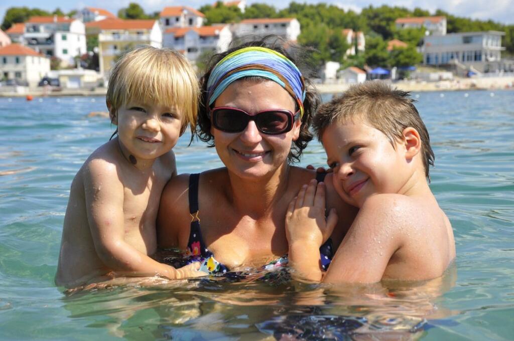 Lujza Garajová Schrameková počas leta s deťmi