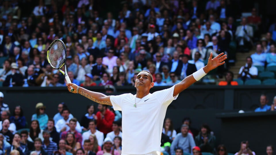 Nick Kyrgios na Wimbledone