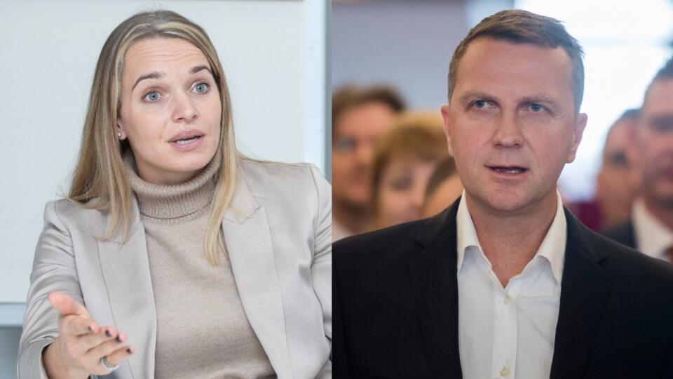Romana Tabák a Karol Kučera.