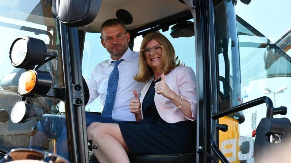 Peter Pellegrini a Gabriela Matečná.