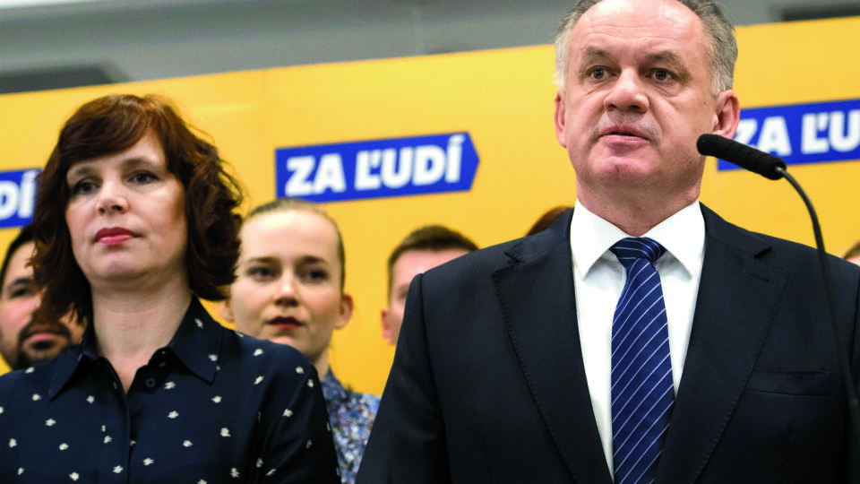 Andrej Kiska a Veronika Remišová