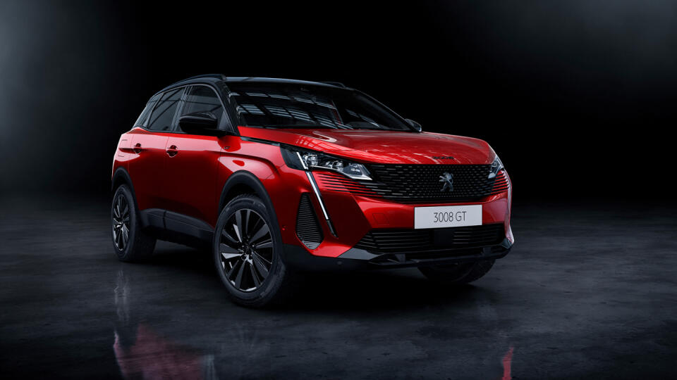 Faceliftovaný Peugeot 3008.