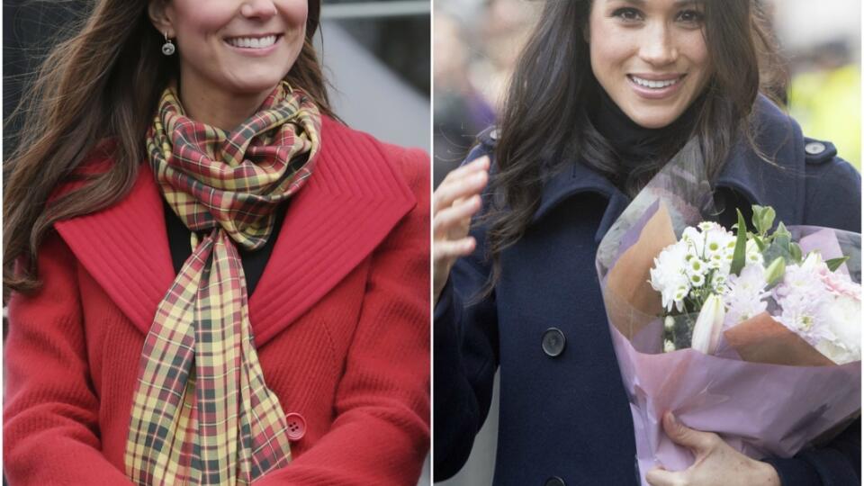 Kate Middleton a Meghan Markle