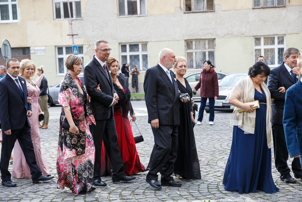 Svadba Zlatice Puskarovej a Patrika Svajdu v Trnave