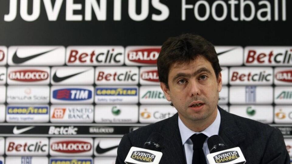 Juventus president Andrea Agnelli meets the media during a news conference at the team's training center in Vinovo, near Turin, Italy, Wednesday, Nov. 16, 2011. The Italian Olympic Committee has set up a group to deal with the growing number of Serie A clubs who do not respect decisions made by ruling sporting bodies. Juventus became the latest club to turn to civil law when it filed a court claim Monday asking for euro 443 million ($598 million) in damages against the Italian football federatio
