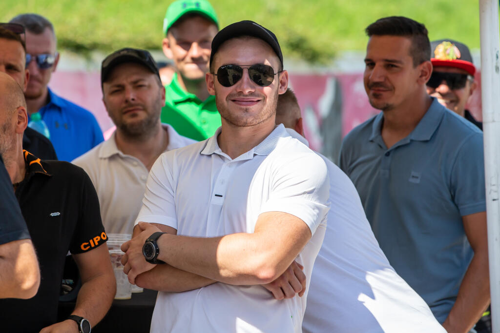 Na snímke je Marko Daňo pred golfovým turnajom pri príležitosti štartu charitatívneho podujatia Hiezdy deťom.