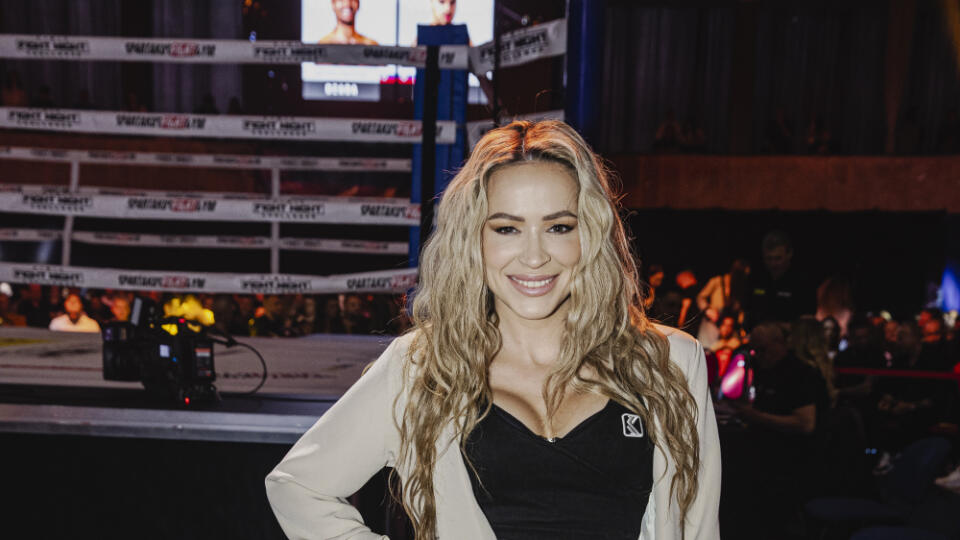 Na snimke Dominika Mirgová počas podujatia Fight Night Challenge 4 v Trnave.