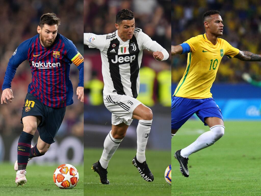 Top trojka najbohatších futbalistov je jasná. Neymar, Ronaldo a Messi!