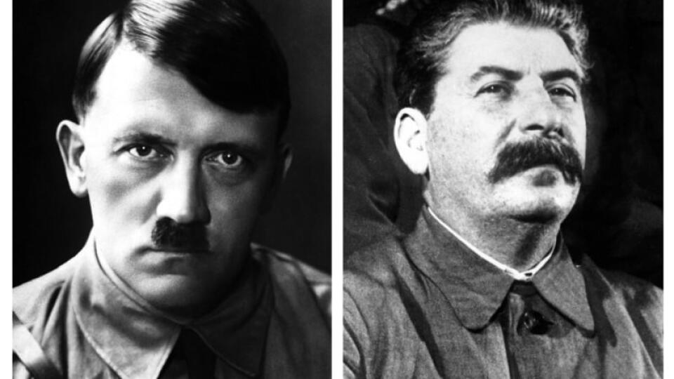 Adolf Hitler a Josif Stalin - obávaní diktátori.