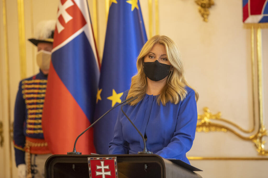 Prezidentka Zuzana Čaputová prijala v prezidentskom paláci slovenskích medailistov
z olympiády 2020 v Tokiu.