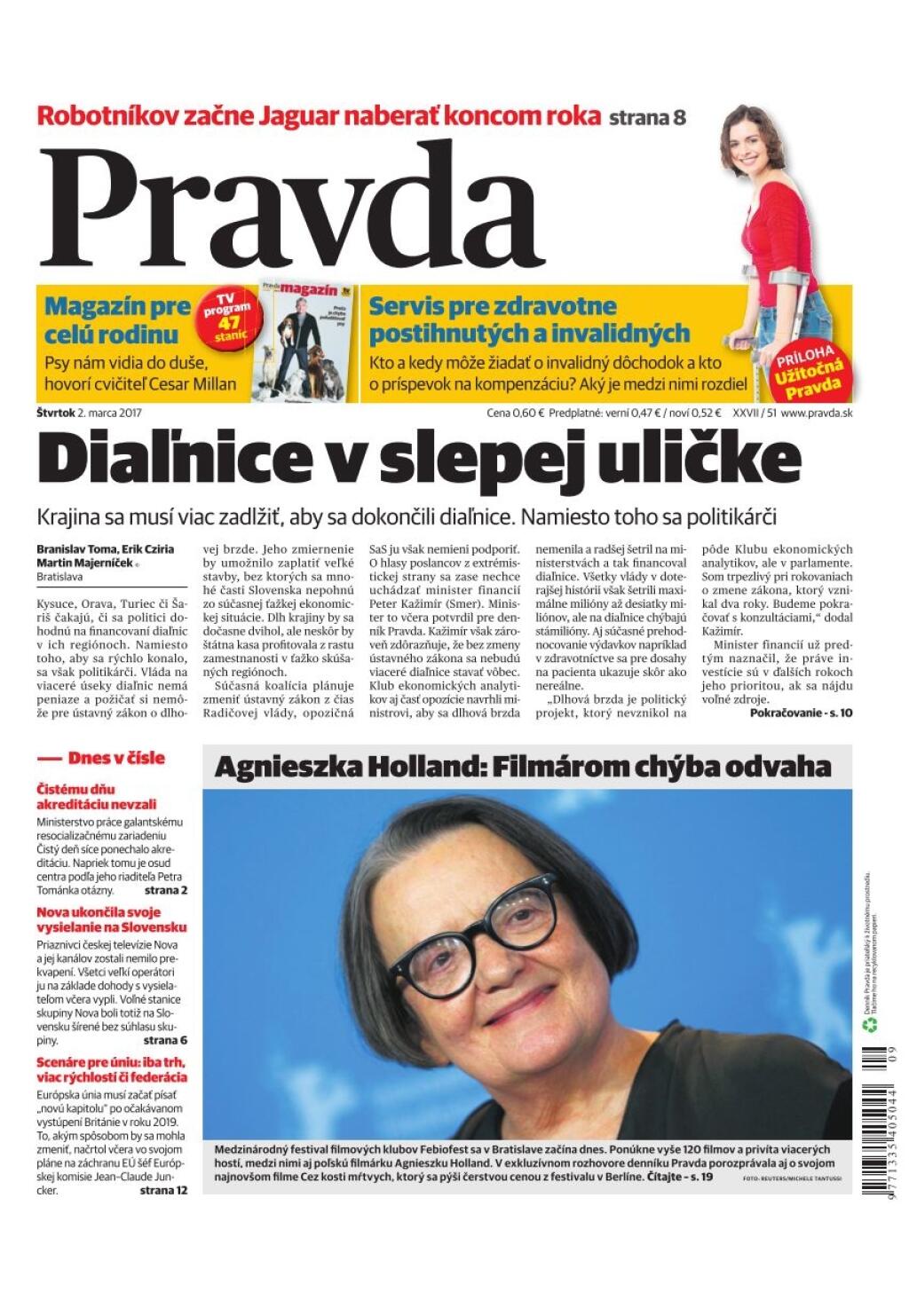 Pravda - 3. 2. 2017