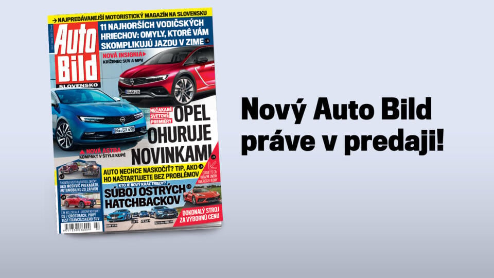 V stánkoch už nájdete februárové číslo Auto Bildu.