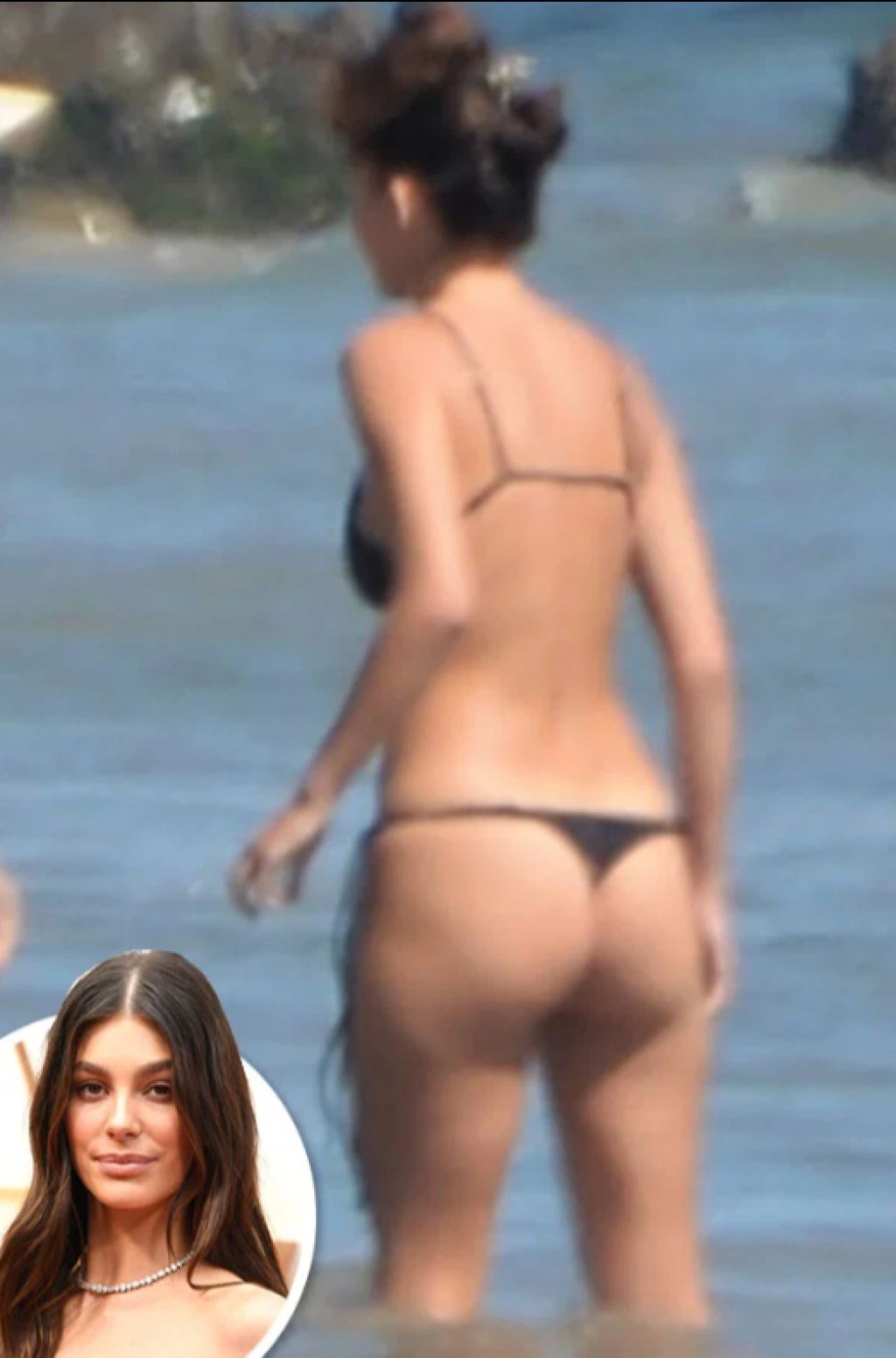 Celebrities in thong