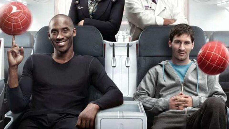 Kobe Bryant a Lionel Messi.