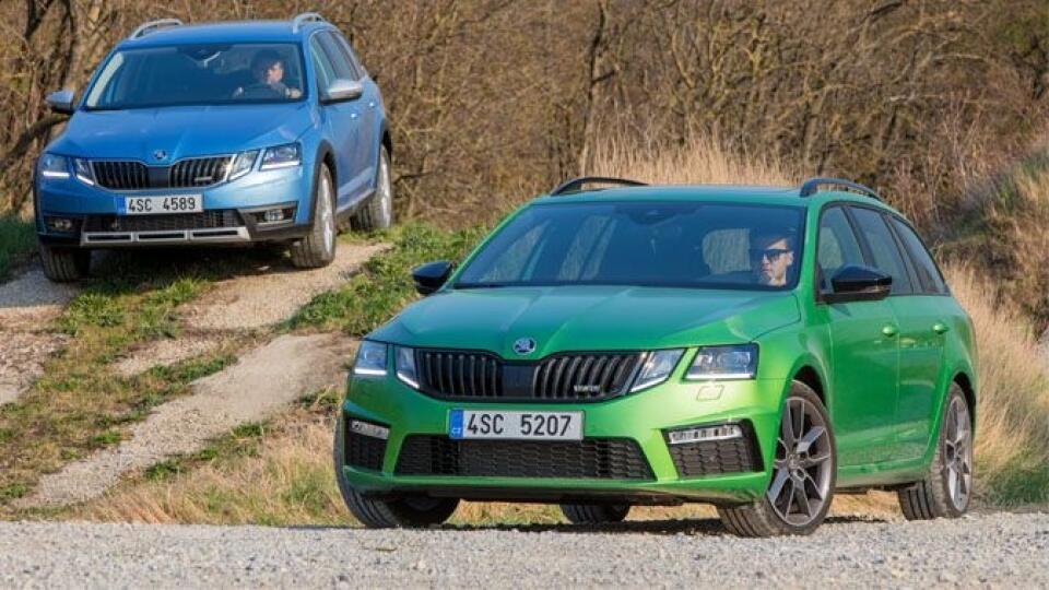 Škoda Octavia RS a Scout