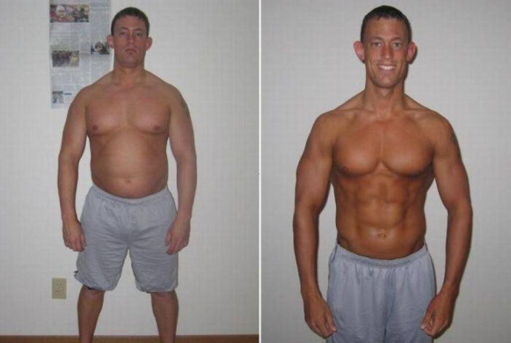Трансформация тела. Изменение тела. Результат от тренировок. Мужская фигура до и после.